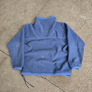 Vtg 90s LOWE ALPINE Mountain Logo Outdoors Collared Fleece Sweatshirt Lg USA